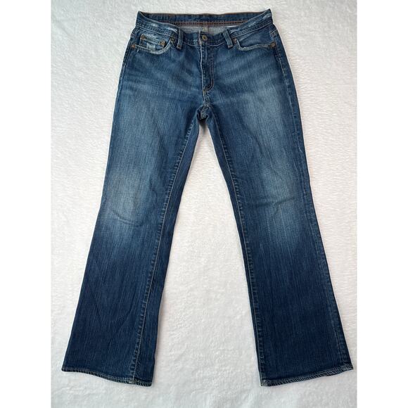 Polo Ralph Lauren Low Rise Stretch Kelly Jeans Women Size 8/30 Bootcut - Picture 1 of 9